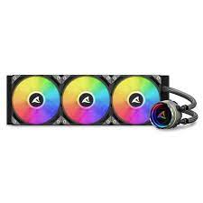 ENFRIAMIENTO LIQUIDO SHARKOON S90 RGB AIO 360MM LOGOTIPO GIRATORIO RGB NEGRO  4044951038015