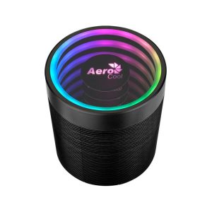 ABANICO AEROCOOL MIRAGE 5 ARGB PWM 4P PARA CPU CON TECNOLOGIA HEAT CORE TOUCH CON 4 TUBOS DE CALOR TERMICO CON EFECTO DE ILUMINACION RGB NEGRO ACTC-MR90517.13