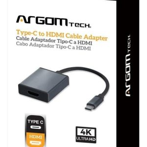 ADAPTADOR ARGOM TYPE C A HDMI 6"/15CN ARG-CB-0060